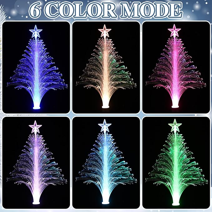 Baquler 2 Pcs Solar Christmas Tree Garden Stake Lights Outdoor Christmas Tree Yard Decorations Multicolor LED Solar | Lumora