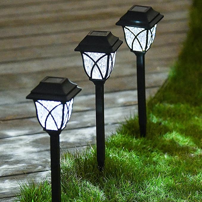 keeda Solar Pathway Lights Outdoor Waterproof Modern Style Design Solar Landscape Light for Outside Garden Yard | Lumora