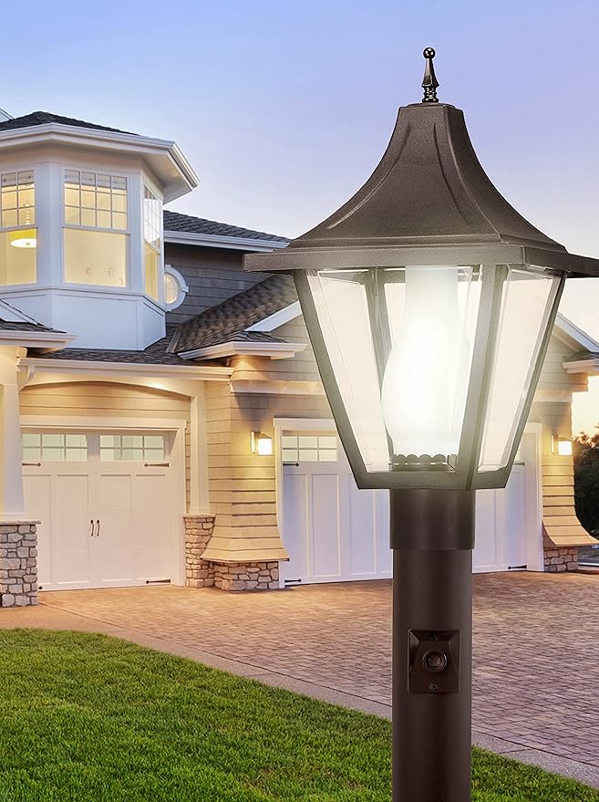 Solus Dusk-to-Dawn Sensor with Ezee Change Plug – Outdoor Photocell Sensor for 3" Lamp Posts – Auto On/Off – UL | Lumora