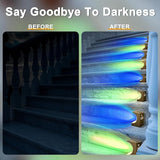 Crescent-Shaped Solar Step Lights for Outside Waterproof IP67,Long-Lasting LED Stair Light - Outdoor Path Light | Lumora