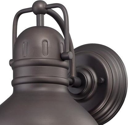 6204600 Orson One-Light Dimmable LED Outdoor Wall Fixture, Oil Rubbed Bronze Finish with Frosted Prismatic Lens