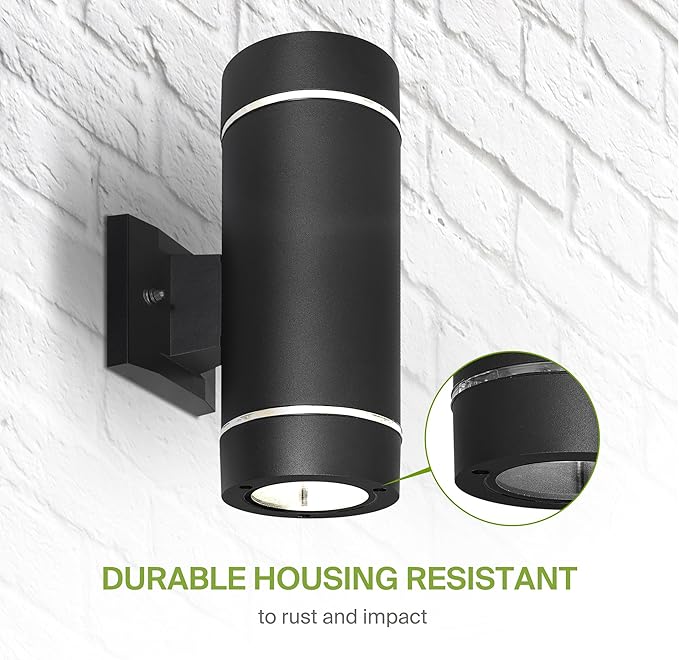 ASD 2 Light LED Indoor & Outdoor Wall Light Fixture | 18W 1180LM 3000K-5000K 100-277V Cylinder Up Down Lights | | Lumora