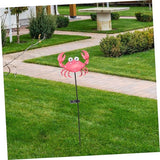 Crab Shape Solar Powered Garden Lamp Charming Outdoor Stake Light for Garden Lawn and Pathway Decor Easy | Lumora