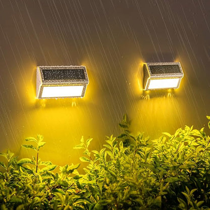 Generic Solar LED Lighting for Outdoor Stair Step Fence Wall Courtyard Lawn Path Cordless lamp