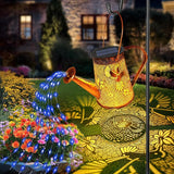 Solar Watering Can Lights, Hummingbird Gifts for Women Mom Grandma Birthday, Waterproof Outdoor Garden Decor Large | Lumora