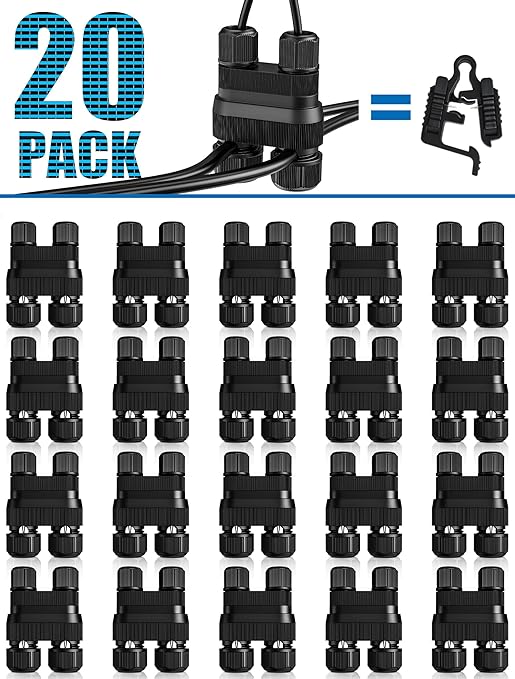 SUNVIE Fastlock2 Low Voltage Wire Connector Landscape Lighting Connectors Waterproof 12-18 Gauge Wire Connectors | Lumora