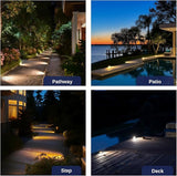 Gardenreet Brass Low Voltage Inground Lights Kit(6 Pack) with MR16 Bulb & 100Feet Wire & Connectors, 12V LED Well | Lumora