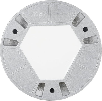 Driveway Dock Light, 800m Visible Distance Silver Solar Dock Light, Pathway Working Time Up to 8-10 Hours (White Light)