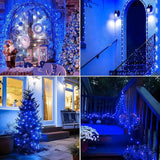 Lomotech Solar String Lights Outdoor - 2 Pack Total 66ft 200LED Solar Fairy Lights Waterproof 8 Modes Twinkle | Lumora
