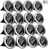 Bell+Howell Swivel Disk Lights Solar-Powered In-ground 8-LED Flat & Landscape Lighting for Outdoor, Yard, Garden & | Lumora