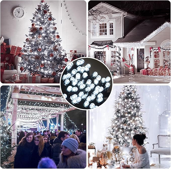XTF2015 170FT 500 LED Christmas String Lights, Christmas Lights End-to-End Plug 8 Modes - UL Certified - Outdoor | Lumora