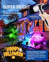 Solar Spot Lights Outdoor, 9 Lighting Modes RGB, Solar Lights Outdoor Waterproof IP65, 63 LED Landscape Spotlights | Lumora