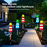 Solar Garden Lights Outdoor Decorations, 4 Packs Lighthouse Waterproof, Lights walkways Garden Decor for Outside | Lumora