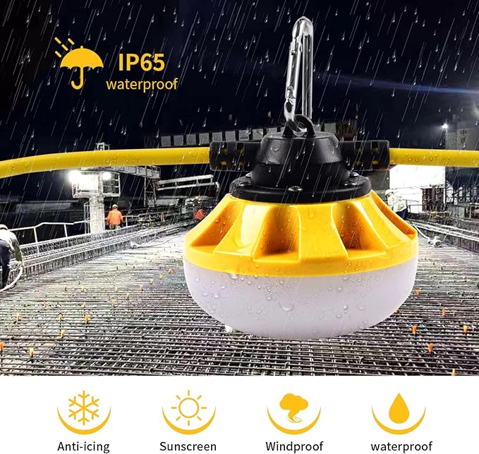 100FT Construction LED String Lights, Industrial Grade Best for Construction Sites, Renovation,Patio, Mine cave | Lumora