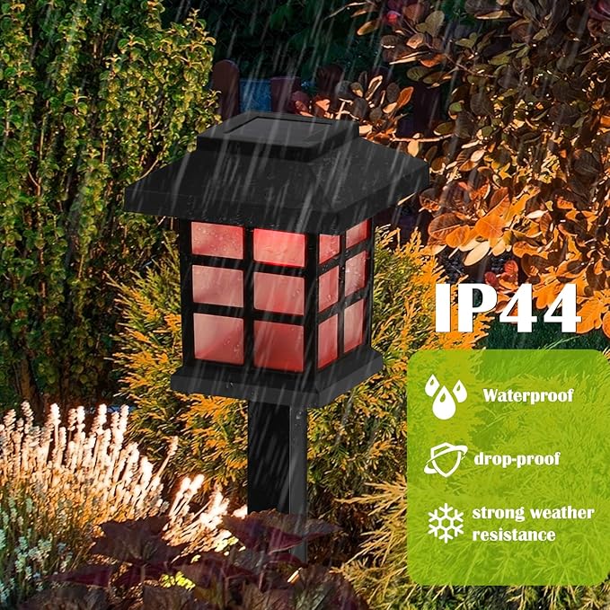 Solar Pathway Lights Outdoor,12-Pack Solar Walkway Lights, Auto Charge/Discharge Ground Lamp , IP44 Waterproof | Lumora