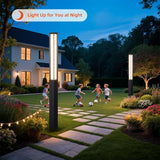 Landscape Path Lights, 92" Tall Outdoor Pathway Bollard Light Waterproof, Driveway Pole Lamp 3000K LED Yard Walkway | Lumora