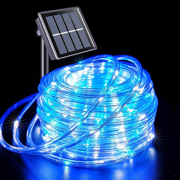 JMEXSUSS 200 LED Solar Rope Lights for Christmas Decor, 72ft IP 65 Outdoor Waterproof Christmas Rope Lights with 8 | Lumora