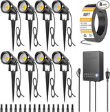 ZUCKEO All-in-One Landscape Lighting Kit, 5W LED Low Voltage Landscape Lights with Transformer and 80FT Wire | Lumora
