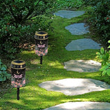 Poceacles Solar Lights Outdoor Cemetery Grave Decor, Solar Memorial Lights Solar Pillar - Garden Figurine Light | Lumora