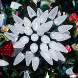 100 Feet C9 Christmas String Lights, Waterproof Commercia Led Outdoor Christmas Lights with 100 Strawberry C9 | Lumora