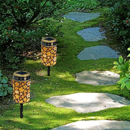 Blue Butterfly Outdoor Lighting Solar Power Solar Power Lights Outdoor Outside Solar Lights for Yard Waterproof Landscaping Lights Solar Outdoor Walkway Lights for Friends Gifts
