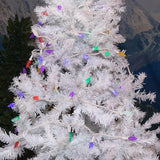 Novelty Lights 24FT 70 LED C6 Christmas String Lights, Outdoor Commercial Grade Tree Decorations, Permanent LED | Lumora