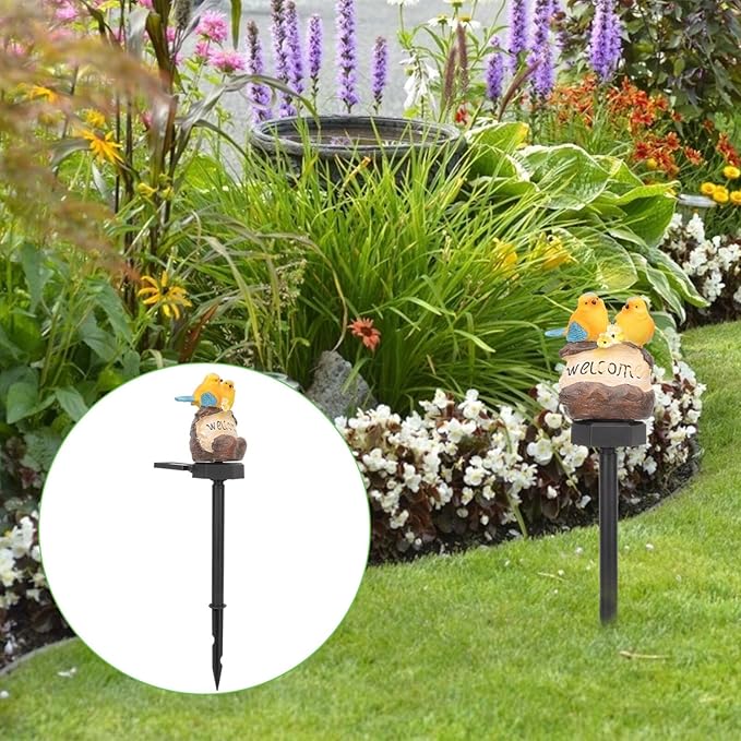 DOITOOL Outdoor Solar Stake Lights Animal Shape Easy to Install for Garden Decor