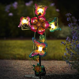 1 Pack Solar Butterfly Stake Lights& 4 Pack Solar Pathway Lights, Gardening Gifts for Women, Solar Garden Decor for | Lumora