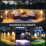 SOLPEX Solar Lights Outdoor Waterproof IP65, Solar Stair Lights Outdoor for Fence, Deck, Step, Dual Color LED 3 | Lumora