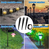 12pcs Solar Light Replacement Stakes, 5.31x0.78in Metal Replacement Stakes Solar Lights Spikes Outdoor Lighting | Lumora