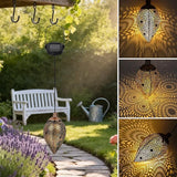 Solar Lights Outdoor Hanging with Shepherd Hook Garden Decor Birthday Gifts for Women, Mom, Family Solar Lanterns | Lumora