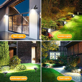 Fabrito 72 LEDs Solar Spot Lights Outdoor Waterproof, 3 Modes Landscape Spotlights, Dusk to Dawn Solar Powered | Lumora
