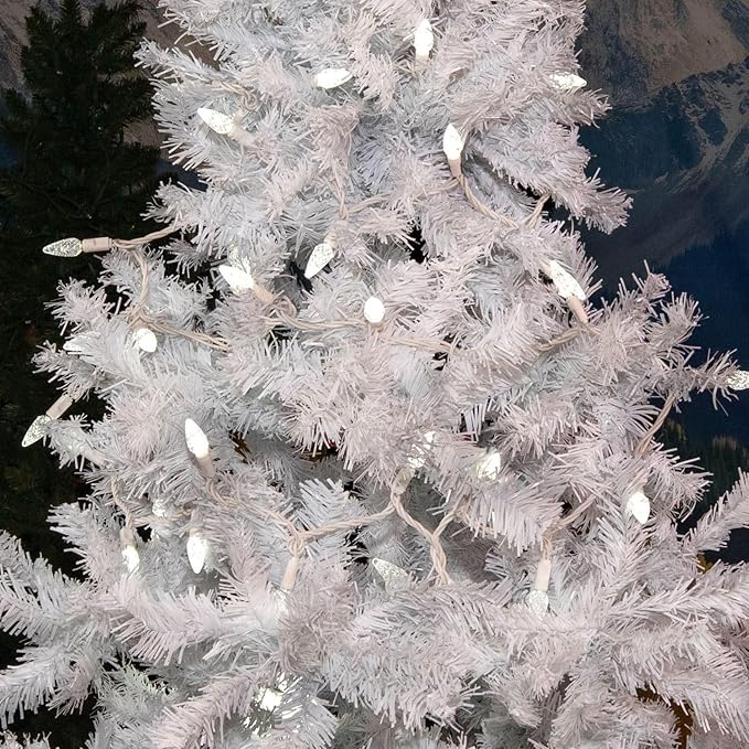 Novelty Lights 24FT 70 LED C6 Christmas String Lights, Outdoor Commercial Grade Tree Decorations, Permanent LED | Lumora