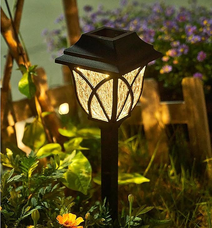 keeda Solar Pathway Lights Outdoor Waterproof Modern Style Design Solar Landscape Light for Outside Garden Yard Walkway Sidewalk Driveway (Warm White, Pack of 6)