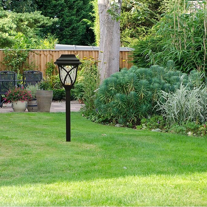 4pcs Solar Lawn Lights Waterproof LED Solar Garden Pathway Lights Outdoor Landscape Lighting for Yard Patio Decoration