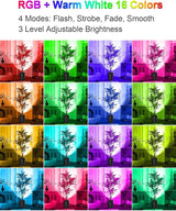 ZUCKEO Indoor Uplighting RGB Floor Can Light LED Spotlight Uplights, 5W Indoor Color - Outdoor Security Flood Light | Lumora