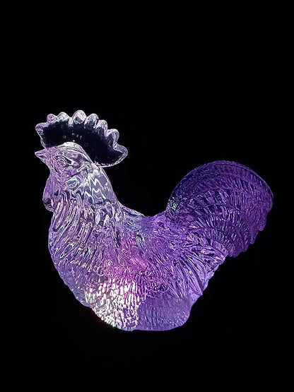 Starry Illuminate 1 PCS Solar Color Changing Style Garden Stake Light Pathway Stake Light (Rooster)