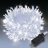 100 LED String Lights 33ft Cool White, Plug in Fairy Lights with 8 Modes, Indoor Outdoor Christmas Lights for | Lumora