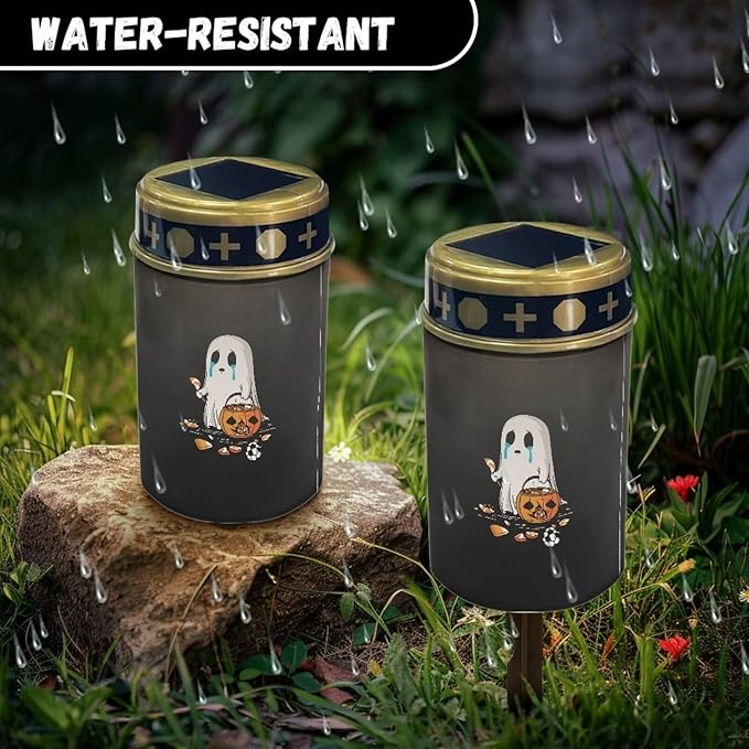 Ghost Solar Garden Light Outdoor Lanscape Path Light Waterproof Solar Powered Garden Lights Portable Book Light | Lumora