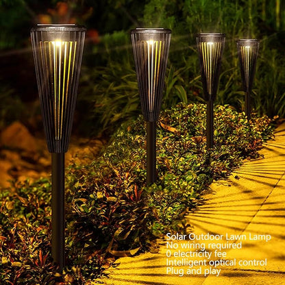 6 Pcs Solar Pathway Light, Intelligent Automatic LED Landscape Lamp, IP65 Waterproof, Solar Powered - Intelligent Sensing, Durable Materials, Ideal for Garden and Walkway Lightin