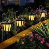 Viewsun 34 Inch Solar Hanging Lights, Shepherd Hook Lights with 4 Lighting Modes Waterproof Outdoor Decorative | Lumora