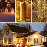 39ft 100LED Small Fairy 8 Lighting Modes Solar Power Outdoor String Lights watertight High Temperature resistant | Lumora