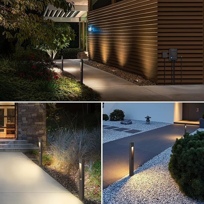 SUNVIE All-In-One LED Low Voltage Landscape Lighting Kit, 8-Pack Pathway Lights with Transformer and 100FT 16/2 AWG | Lumora
