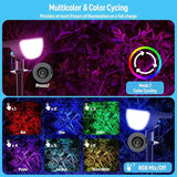 Solar Multicolor Lights Waterproof IP65, 8 Lighting Modes Solar Spot Lights Outdoor Yard Garden Landscape Pathway | Lumora