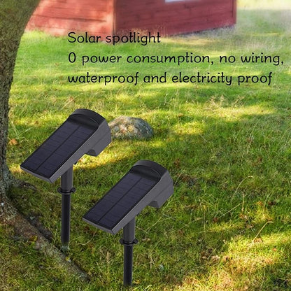 Solar Lawn Light LED Waterproof Solar Pathway Lights Garden Yard Spot Lights for Outdoor Garden Yard Solar Panel 5.5V 2W