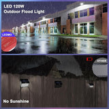 ledmo 120W LED Wall Pack Light Outdoor 6 Pack Exterior Commercial Lighting Fixture Waterproof Wall Mount for | Lumora