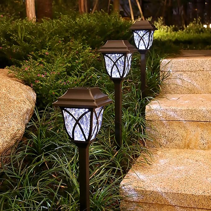keeda Solar Pathway Lights Outdoor Waterproof Modern Style Design Solar Landscape Light for Outside Garden Yard | Lumora