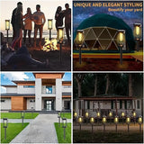 WHATOOK Solar Pathway Lights Outdoor 6 Pack IP65 Waterproof Auto On/Off Solar Powered Landscape Path Lights for | Lumora