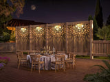 Solar Fence Lights 6 Pack Solar Deck Lights Waterproof LED Step Wall Outdoor Decorations Warm Yellow Decorative | Lumora