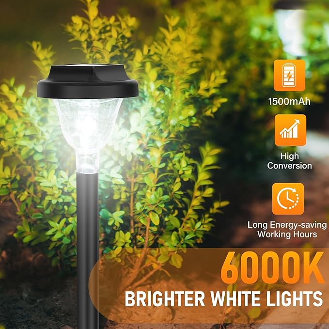 8 Packs Solar Ground Light& 10 Packs Solar Pathway Light | Lumora